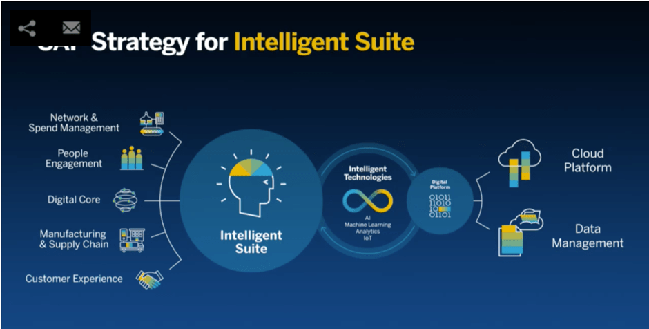 SAP Strategy for Intelligent Suite Diagram