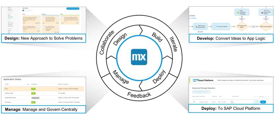 Application Development Lifecycle with Mendix Chart